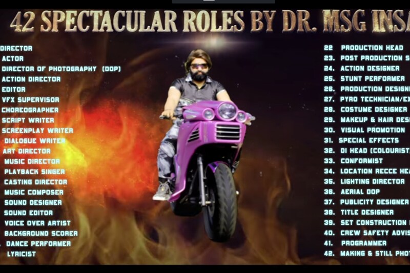 MSG, messenger of god, messenger of god 2, msg 2 trailer, Gurmeet Ram Rahim Singh, MSG Lionheart 2 Hind Ka Napak Ko Jawab, messenger of god 2 trailer