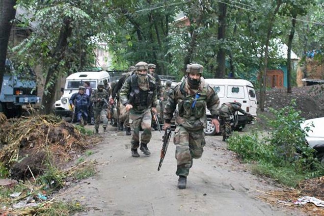 A jawan and a woman were killed after terrorists attacked a patrolling party in Shopian district of Jammu and Kashmir. (Representative image by PTI) A jawan and a woman were killed after terrorists attacked a patrolling party in Shopian district of Jammu and Kashmir. (Representative image by PTI)