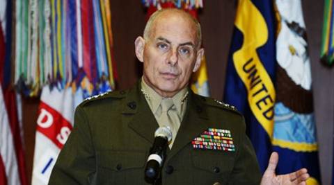 John Kelly previously served in the United States Marine Corps for 45 years closing his career as the commander of the United States Southern Command in 2016. (Reuters)