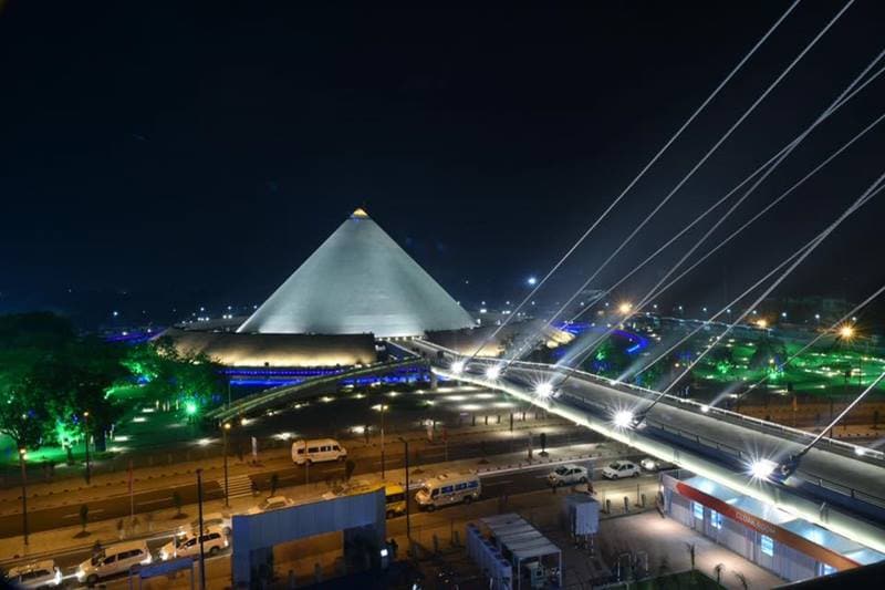 vibrant gujarat summit, vibrant gujarat summit news, gujarat summit, vibrant gujarat, mahatma mandir, narendra modi, picture of mahatma mandir, gandhinagar