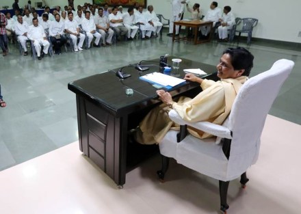 Mayawati also defended her election strategy of fielding 100 Muslim candidates, saying that the community was part of the BSP movement. (ANI) Mayawati also defended her election strategy of fielding 100 Muslim candidates, saying that the community was part of the BSP movement. (ANI)