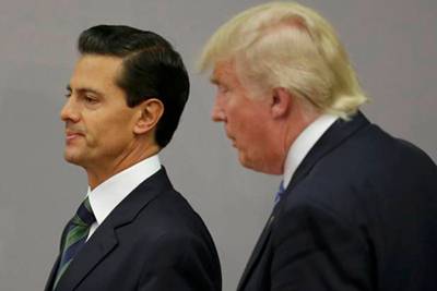 Mexican President Enrique Peña Nieto has a new diplomatic invitation to visit the United States after canceling a trip to Washington in response to President Donald Trump's plans. (Source: IE) Mexican President Enrique Peña Nieto has a new diplomatic invitation to visit the United States after canceling a trip to Washington in response to President Donald Trump's plans. (Source: IE)