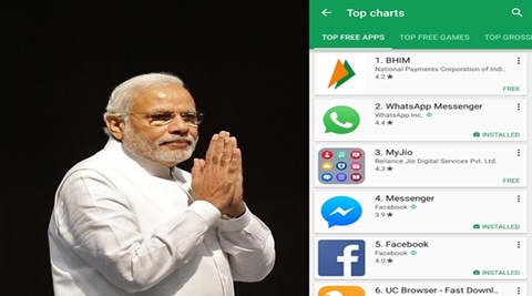 bhim app download, bhim app 10 million, bhim app, bhim google store, bhim google, narendra modi, india, bhim, bhim app, bhim news, modi speech, modi, live news, pm modi new year eve speech, pm narendra modi's new year eve 2017, modi new year eve address, modi new year eve speech, modi speech today, modi address to nation