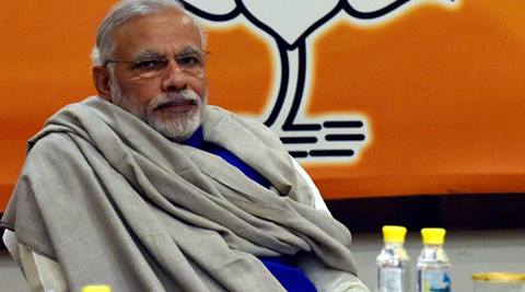 Noting that the latest prediction by the International Monetary Fund has lowered India's GDP growth forecast from 7.6 per cent to 6.6 per cent, it said it is "primarily due to Modi's demonetisation decision." (PTI Photo)