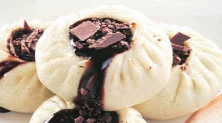 Wow! Momo’s menu includes 14 different flavours, including chocolate momos.