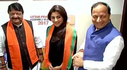 Actor Rimi Sen joins BJP ahead of upcoming assembly elections. (ANI)