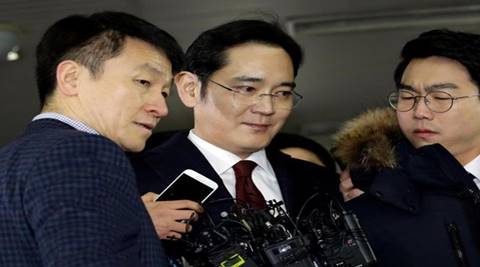 Samsung leader Jay Y Lee quizzed for over 22 hours in South Korea corruption scandal Samsung leader Jay Y Lee quizzed for over 22 hours in South Korea corruption scandal