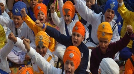 Child's father Sagardeep Singh Arora said that it was unfortunate that his son was forced to abandon his religious practices. (AFP) Child's father Sagardeep Singh Arora said that it was unfortunate that his son was forced to abandon his religious practices. (AFP)