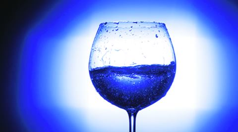 Everything we’ve known about wine, since Bacchus first taught us how to make it, stands reversed on its head with a wine that is so blue it makes the royals look like cheap stand-ins.