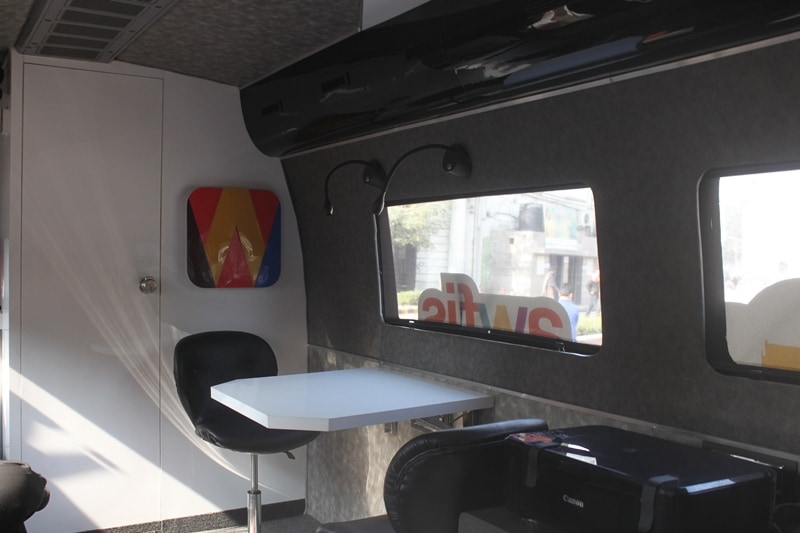 A prospective client can book the Awfis Force Traveller vehicle for a minimum of four hours which would cost Rs 4,000. The company is also working on a four seater Toyota Innova (excluding the driver and helper) which would have all the facilities of the Force Traveller, apart from the washroom. People can book the vehicle for four hours or more and travel interstate if needed. For larger corporates who would want to opt for a larger vehicle, Awfis will eventually work on a Volvo Bus.