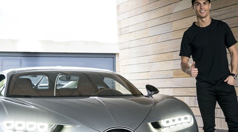 ronaldo bugatti chiron