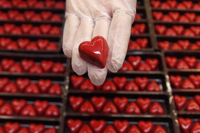  The Chocolate day - celebrated on February 9 every year, is a special day for all lovers and couples, where they celebrate the day by giving tasty chocolates to each others and enjoying it. (Reuters)
