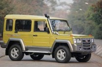  The factory fitted snorkel enables the Force Gurkha to do impressive off roading. 