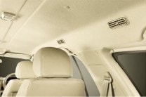  Roof mounted AC vents in the Force One cool the cabin quickly and keep the rear passengers comfortable. 