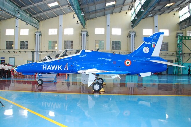 First indigenously upgraded Hawk Mk132, named Hawk-i.
