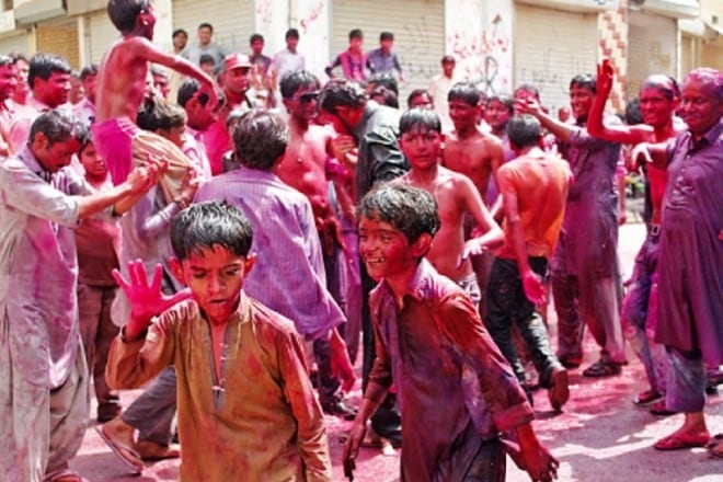 How to keep you skin safe this holi. (Express Photo)
