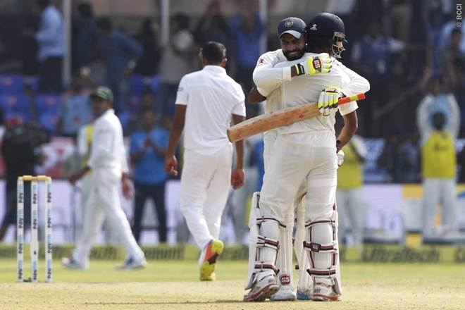 Unlike the Sachin era of the 90's when most of the Indian batting was dependent upon the little-master; the modern day 'Team India' has signified the importance of all-rounders and team contributions. Players like Murali Vijay, Cheteshwar Pujara, Ajinkya Rahane, Ravindra Jadeja, Wriddhiman Saha and R Ashwin have all contributed heavily in this immensely successful home season of Test cricket for Team India, thereby releasing some pressure from captain Virat Kohli. (BCCI/Twitter)