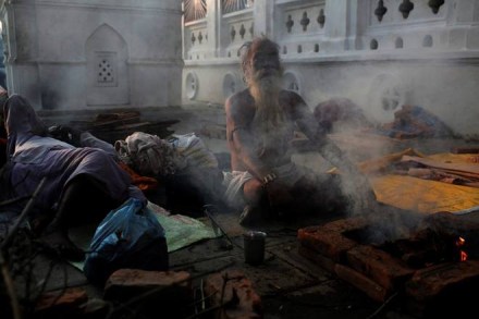 Hindus in groups of many chants 'Om Namah Shiva' and the 'Maha Mrityunjaya Mantra' and perform 'Maha Rudra Abhishek' to impress Lord Shiva. (AP) Hindus in groups of many chants 'Om Namah Shiva' and the 'Maha Mrityunjaya Mantra' and perform 'Maha Rudra Abhishek' to impress Lord Shiva. (AP)
