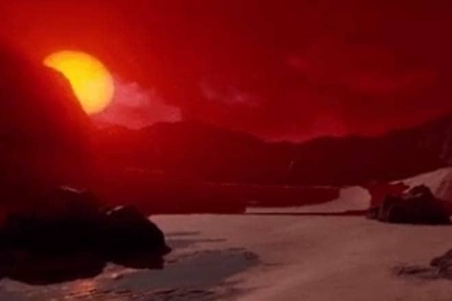 It’s possible that the innermost three planets have “limited regions” with conditions amenable to liquid water, according to the new study published in the journal Nature. (Twitter/NASA) It’s possible that the innermost three planets have “limited regions” with conditions amenable to liquid water, according to the new study published in the journal Nature. (Twitter/NASA)