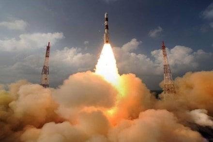 ISRO successfully launched a record 104 satellites, including Indias earth observation satellite on-board PSLV-C37/Cartosat2 Series from the spaceport of Sriharikota. (Reuters)