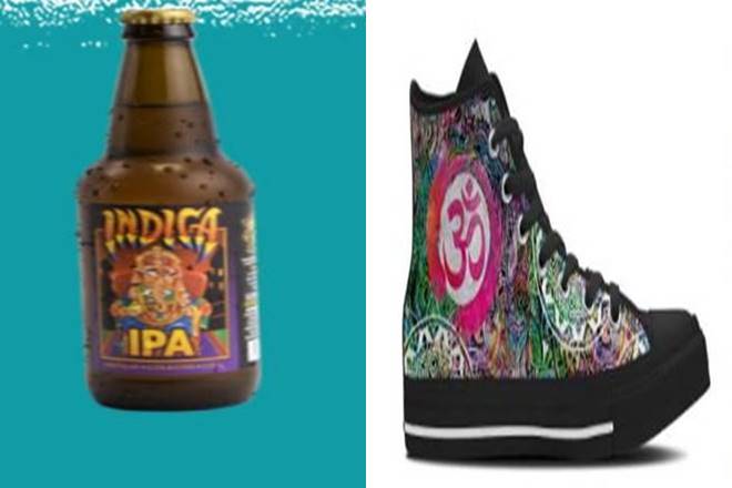 Hindu sentiments, hindu, Hindu sentiments hurt, US, US website, Lord Ganesha, Om symbol, Om shoes, Ganesha beer Hindu sentiments, hindu, Hindu sentiments hurt, US, US website, Lord Ganesha, Om symbol, Om shoes, Ganesha beer