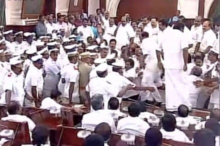  A lot of ruckus were seen in the Assembly. (ANI)