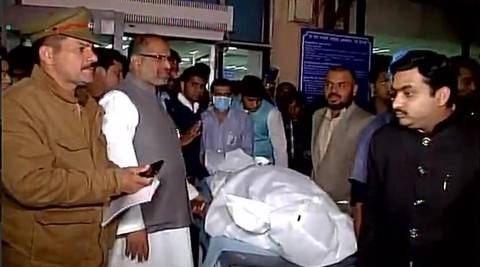 He was rushed to the RML hospital yesterday morning from Parliament during President's address. (ANI)