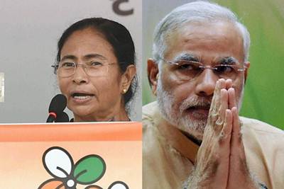 TMC protests against PM Narendra Modi’s ‘vendetta politics’ TMC protests against PM Narendra Modi’s ‘vendetta politics’