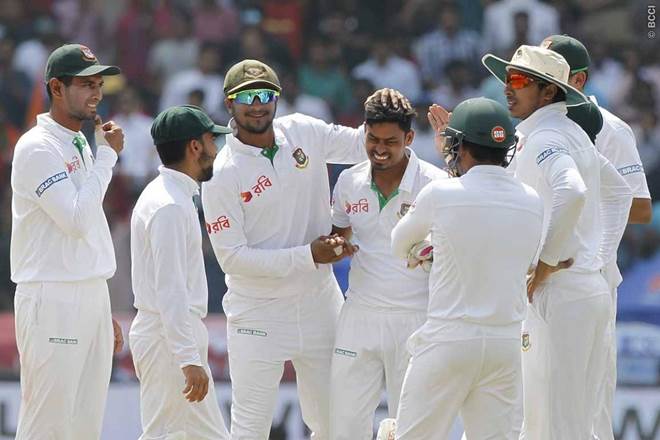 Taijul Islam was the most successful bowler for Bangladesh as he picked 3 wickets for 156 runs in 47 overs. (BCCI/Twitter)