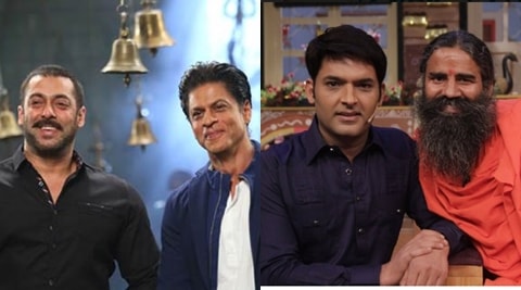 Ramdev, ramdev baba, ramdev baba kapil sharma show, shahrukh khan, shahrukh khan raees, raees, salman khan, salman khan bigg boss, bigg boss 10, bigg boss finale, manveer gurjar, om swami