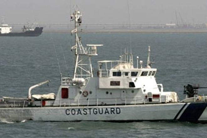 The Indian Coast Guard commissioned the fourth ship named 'Shaunak', in the series of six offshore patrol vessels (OPV). (PTI)