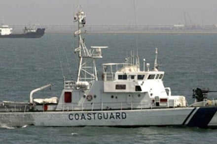 The Indian Coast Guard commissioned the fourth ship named 'Shaunak', in the series of six offshore patrol vessels (OPV). (PTI)
