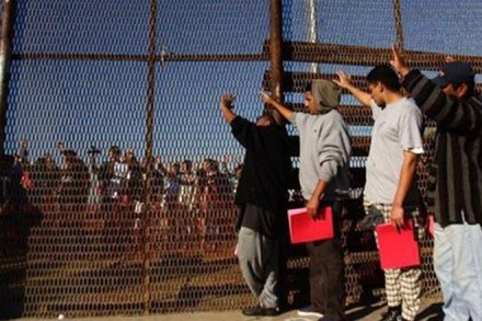 The banner at the head of the march was carried by immigrants already settled in the city and read "Enough excuses. Let's welcome them now."(Reuters, Representative image)