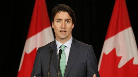 Trudeau addressed the thousands packed into Quebec's Maurice-Richard Arena in Arabic. Trudeau addressed the thousands packed into Quebec's Maurice-Richard Arena in Arabic.