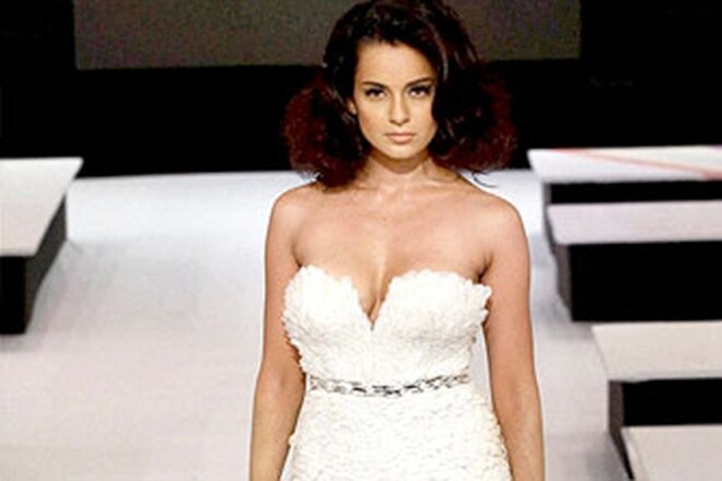 Actress Kangana Ranaut, who flagged off the fifth edition of Max Bupa Walk for Health in Mumbai. (PTI)