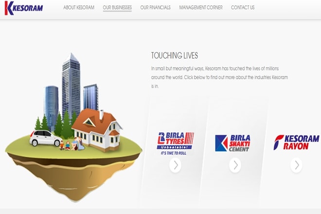 The company had reported a net loss of Rs 265.42 crore in the year-ago period, Kesoram Industries said in a BSE filing. (Website)
