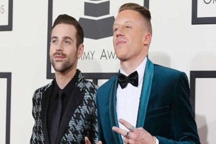 American hip-hop artiste Macklemore whose real name is Benjamin Hammond Haggerty slammed US president Donald Trump here during his performance at the Vh1 Supersonic music festival. (Reuters)