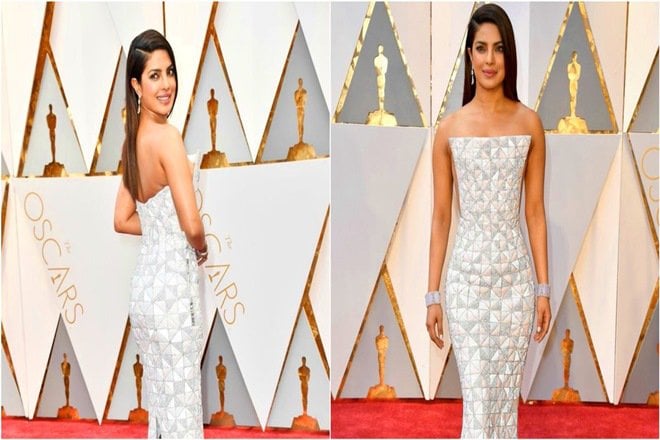 "Change of plans! Oscars here we come. Mick Jagger LA LA Land," Priyanka wrote alongside the image. 