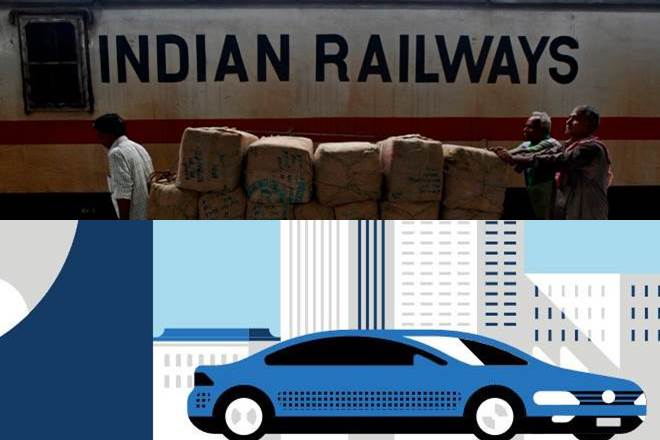 The Railway Ministry official said that the policy was finalised after a series of discussions with cab aggregators and all of them were keen to have a space near busy railway stations. (Reuters/Twitter)