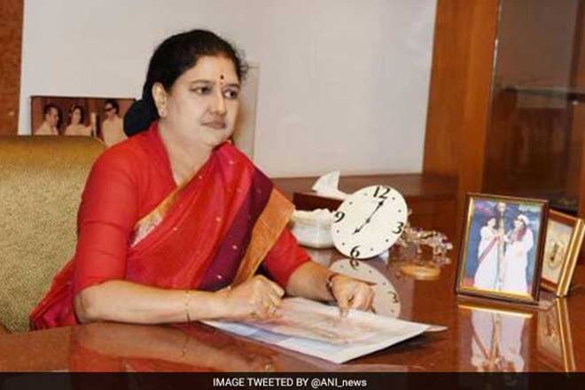 Sasikala has issued a late night statement, “No one can separate me from the AIADMK. Party comes first.” (ANI)
