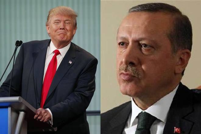 US President Donald Trump has spoken to his Turkish counterpart Recep Tayyip Erdogan. (Reuters) US President Donald Trump has spoken to his Turkish counterpart Recep Tayyip Erdogan. (Reuters)