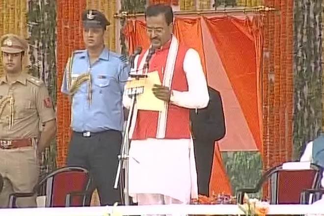UP swearing in, UP swearing in ceremony, swearing in ceremony, Lucknow, Chief Minister Yogi Adityanath, UP Chief Minister Yogi Adityanath, Yogi Adityanath, UP Cabinet Minister list, UP Cabinet Ministers list, Prime Minister Narendra Modi, PM Modi, Narendra Modi, Amit Shah, Goa CM Manohar Parrikar, Maharashtra CM Devendra Fadnavis, Former UP CM Akhilesh Yadav, Akhilesh Yadav