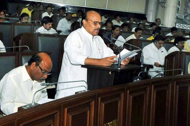 Andhra Pradesh finance minister Yanamala Ramakrishnudu (PTI)