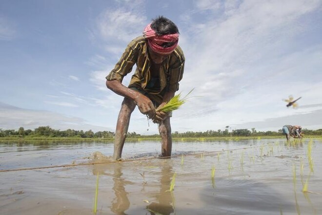The opposition Congress and BJP members had been claiming that the farmers took the extreme step and committed suicide due to crop loss and loan burden. (Reuters)