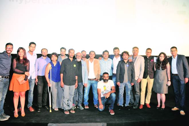 HyperCollective’s KV Sridhar with members and founders of partnering firms