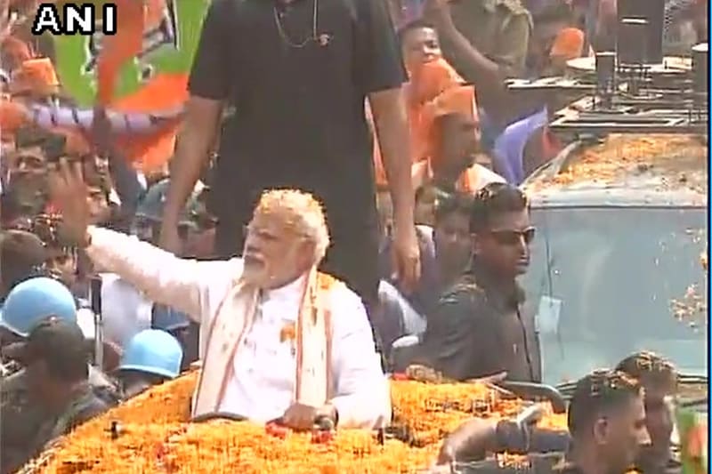 narendra modi, narendra modi 2017, up election 2017, up elections 2017, up elections, mirzapur rally, up rally,modi roadshow, narendra modi, narendra modi news, akhilesh yadav, dimple yadav, up elections news