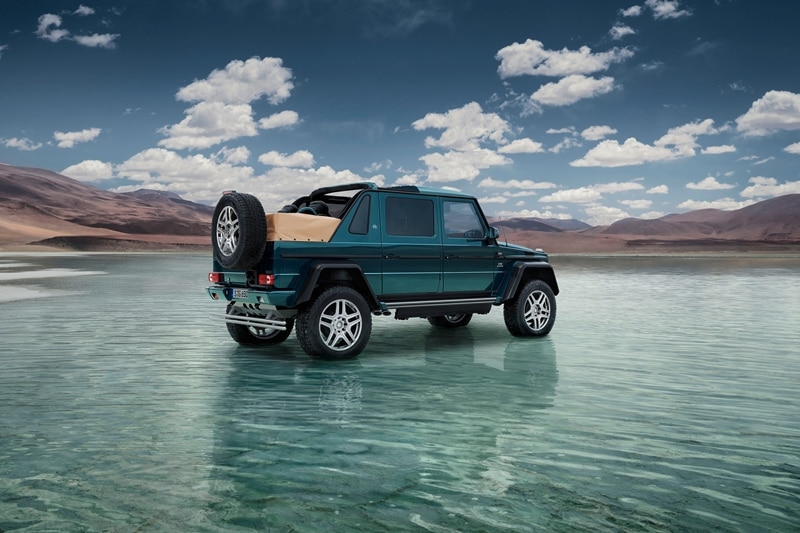 The G-Class has been synonymous with extreme off-roading capabilities in this category of vehicles from the German carmaker. The G650 Landaulet is no different and has 100 percent electronically locking differentials that can be engaged while on the move, The landaulet category, which essentially means that the rear half section of a vehicle has a soft top that can be simply folded down if needed. Other examples from Mercedes-Benz in this segment before the G650 Landaulet are the 300 d Landaulet, Mercedes-Benz Pullman Landaulet and Maybach Landaulet.