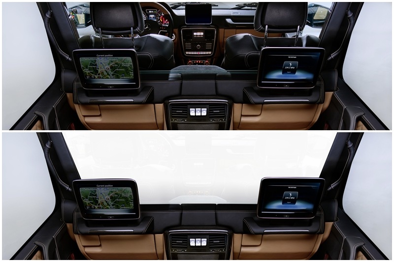 The Interiors are packed to the hilt with features for the driver and the passengers. The folding roof is electrically operated and retracts only for the rear passengers. The electrically adjustable rear passenger seats can be reclined and massage the passengers. Additionally, the rear passengers get 10-inch individual screens, individual climate control, heated and cooled cup holders as well as electrically operated glass partition between the front and rear which can be turned opaque at the touch of a button. Similar to first-class airline seats, both seats also get foldable trays which, according to the company's claim, can be used even for writing.