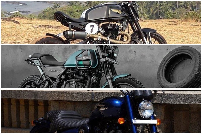 Fan following that the Royal Enfield has in India is uncanny. It is a religion, to say the least. While most customers are satisfied with what they get from the showroom, some are always yearning for more. Following are some the neatest designs we found on the Internet.