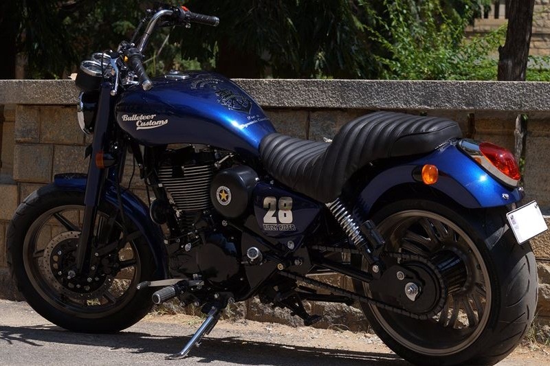 Nautilus: Royal Enfield 500cc Cruiser: A modification done by Bulleteer Customs, Bangalore, this bike can easily be mistaken for a heavy American chopper